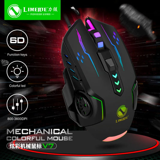 Vortex V7: Ambidextrous LED Gaming Mouse