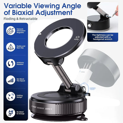 MagFold: 360° Magnetic Car Mount